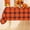 Black & Yellow, variant on Rectangle Table Cloth, Waterproof Vinyl Tablecloths with Polyester Backing, Wipeable Buffalo Plaid Table Cover for Dining, Indoor and Outdoor (Orange & White, 60"x84")