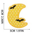 thumbnail image 5 of Set of 26 pieces of Halloween theme English letter embroidery fabric sticker computer embroidery flower label art patch sticker letter embroidery sticker, 5 of 5