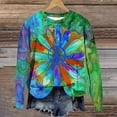 thumbnail image 2 of Turilly Sweatshirts for Women Crewneck Casual Fall Long Sleeve Shirts Lightweight Pullover Loose Fit Tunic Top on, 2 of 4