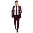 thumbnail image 3 of Azzuro 2-Piece Suit Set with Jacket and Dress Pants, Slim Fit, 3 of 6