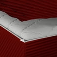 thumbnail image 6 of Zipper Fitted Sheet, (Twin Size 39x75) 8 Inch Deep Pocket, 100% Egyptian Cotton, 800 TC, Stripe Burgundy Color., 6 of 7