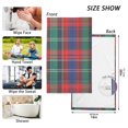 thumbnail image 6 of Yayeee 100% Cotton Hand Towels for Bathroom 16" x 28" Soft Absorbent Kitchen Towel, Red Green Pattern, 6 of 7