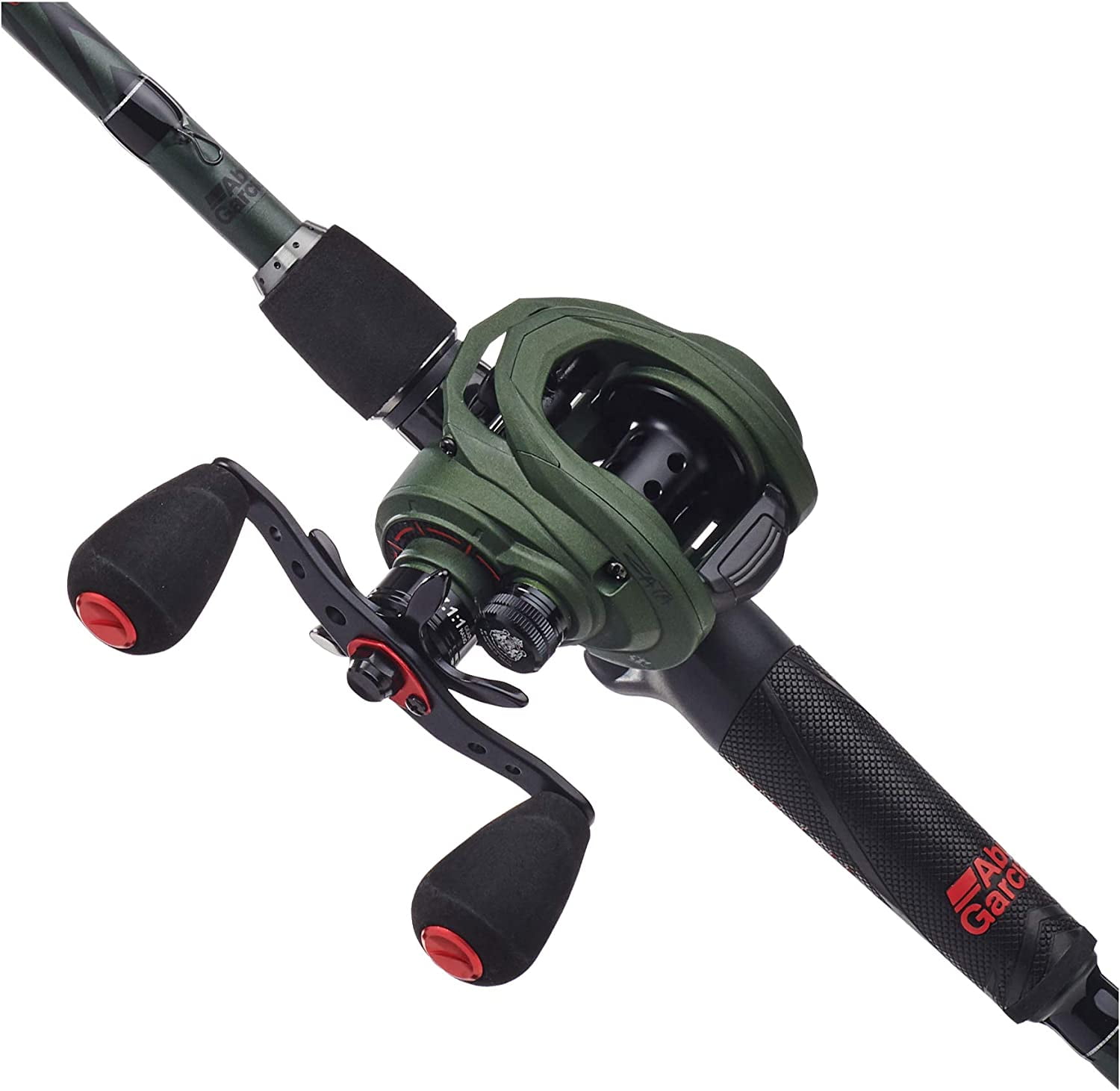 Abu Garcia Zata Baitcast Fishing Combo, 7' Medium Heavy, LP-LH