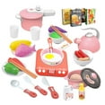 thumbnail image 1 of 34 Pcs Kitchen Pretend Play Accessories Toys Cooking Set For Kids Educational Learning Tool, 1 of 8