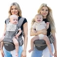 thumbnail image 1 of Portabebé MOMTORY 6 en 1 ergonómico con asiento de cadera, 3-23 kg, 1 of 9