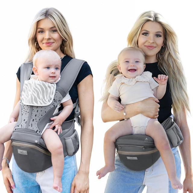 Portabebé MOMTORY 6 en 1 ergonómico con asiento de cadera, 3-23 kg