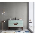 thumbnail image 3 of Burano 48" Aloe Green Freestanding Single Bathroom Vanity Set, 3 of 9