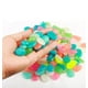 thumbnail image 3 of ZoomSky 200 Piezas Piedras Resplandecientes Azules, Guijarros Luminosos Piedras Fluorescentes para Acuario Jardín Decoración de Fiesta de Cumpleaños Infantil (200 Piezas Piedras Resplandecientes Azul), 3 of 7