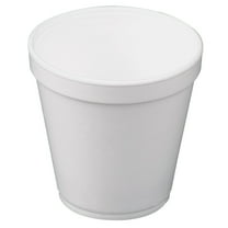 For hot and cold beverages. - DART * Drink Foam Cups, 32oz, White, 25/Bag, 20 Bags/Carton