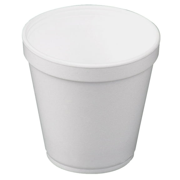 For hot and cold beverages. - DART * Drink Foam Cups, 32oz, White, 25/Bag, 20 Bags/Carton