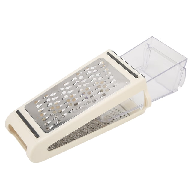 Râpe Alimentaire, 8.7x5.3x3.3in Double Face Récipient Amovible ABS PS Matériel pour Cuisine