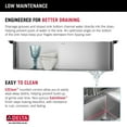 thumbnail image 4 of Delta 952138-T33S-SS Marca 33" Undermount Single Basin Stainless Steel Kitchen Sink -, 4 of 7