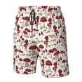 thumbnail image 4 of Balery Mushroom Traje de Baño Estilo Hawaiano para Hombre, Shorts de Secado Rápido con Bolsillos-Large, 4 of 6