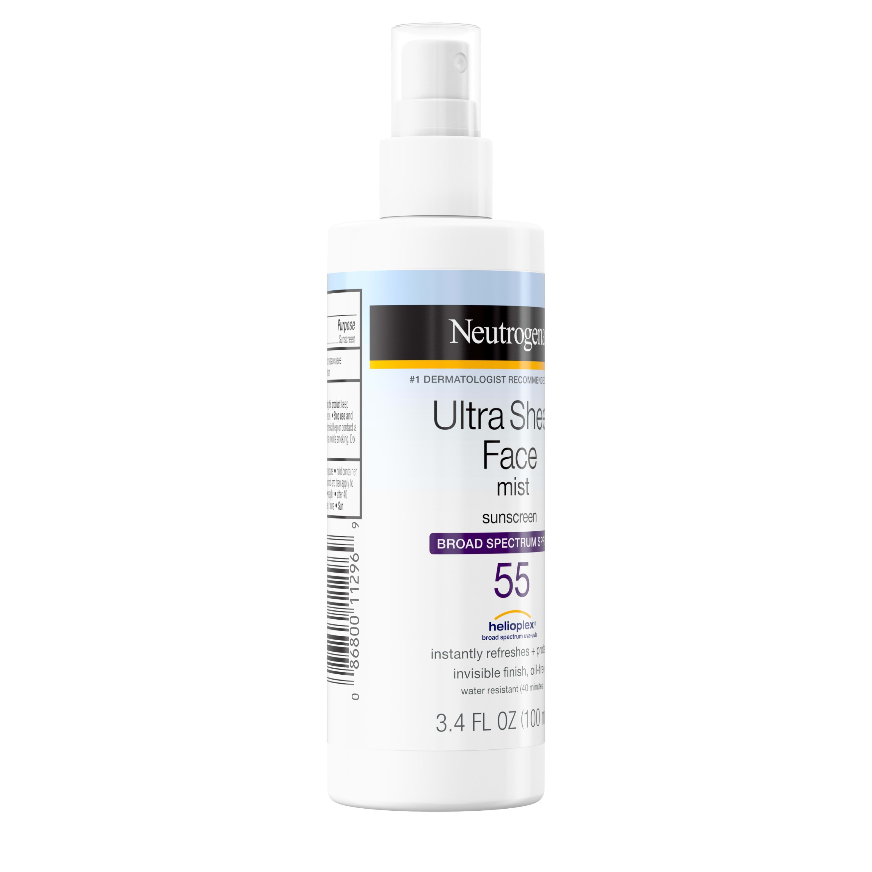 neutrogena sunscreen face mist