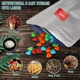 thumbnail image 6 of 150 Pack Mylar Bags for Food Storage with Oxygen Absorbers, Labels and Clips - Resealable Ziplock Bags for Packaging,Pint Size Storage Bags(4 Size), 6 of 9