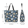thumbnail image 6 of Fuzoiu Winter Animal Friends Print Tote Bags for Women,Shoulder Bag, Gym Tote,Top Handle Ladies Shoulder Bags for Work Beach Travel and Shopping Grocery, 6 of 9