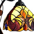 thumbnail image 2 of CHLOE Lighting ADIA Victorian Tiffany-Syle Dark Bronze 1 Light Accent Table Lamp 8" Wide, 2 of 5