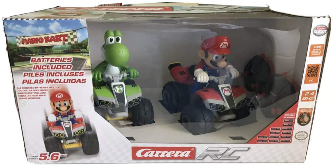 Carrera Yoshi and Mario Kart 7 RC 