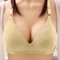 thumbnail image 6 of Uqiangy Jelly Bras for Women Corset Tops Sport Bra Women's Bras Lace Sports Bras for Women Longline Bras for Women Beige 2XL, 6 of 9
