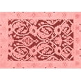 thumbnail image 1 of Ahgly Company Machine Washable Indoor Rectangle Abstract Red Modern Area Rugs, 6' x 9', 1 of 4
