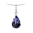thumbnail image 2 of Star K� Genuine Iolite Drop Pear Shaped Pendant Necklace, 2 of 9