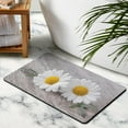 thumbnail image 2 of Non-Slip Daisy Bath Rug Cute, Super Absorbent, and Perfect for Any Bathroom, 2 of 5