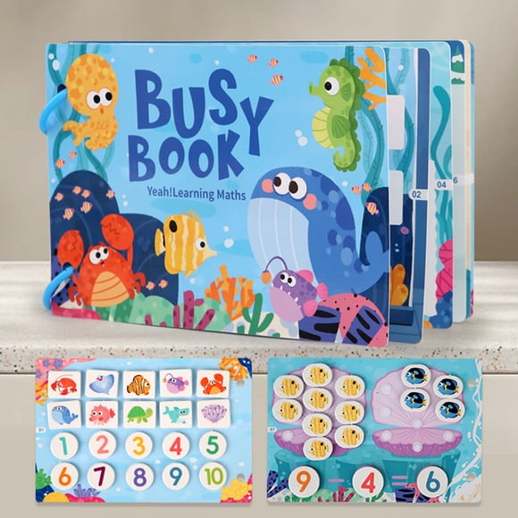 Book Toys For Toddlers Preschool Learning Activities Educational Books For Kids Ages 3+ Sensory Toddler Toy Birthdays Christmas Travel For Kids