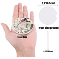 thumbnail image 2 of RYLABLUE Parrot Flower Plant Vintage Set of 2 Car Coaster for Drinks, Absorbent Ceramic Stone Coasters Cup Mat with Cork Base for Home Kitchen Room Coffee Table Bar Decor, 2 of 5