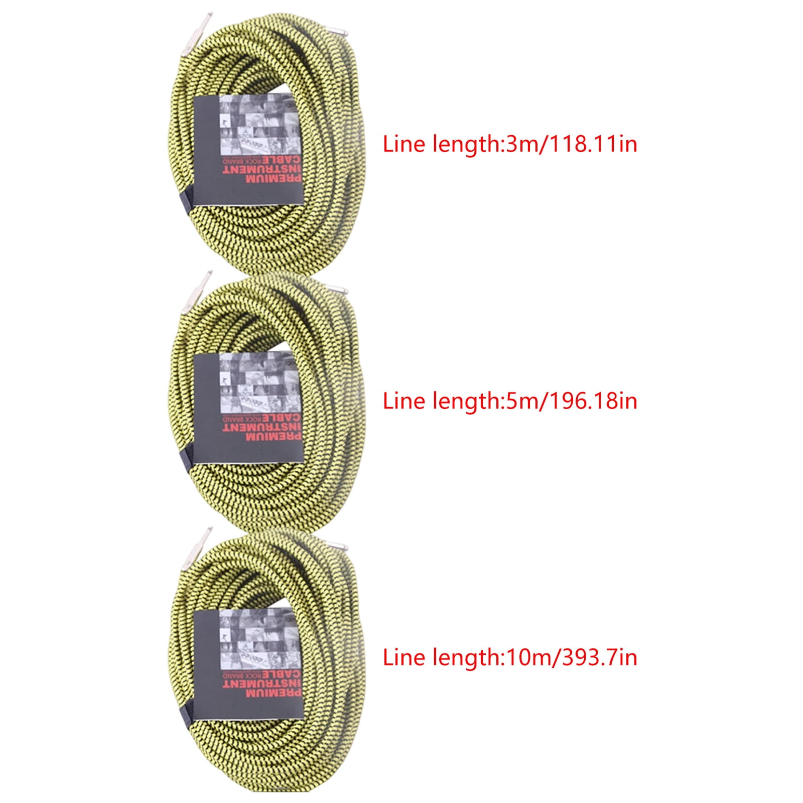 Professional Shieldeds Guitar Cable Right Angled Connectors OxygenFree Coppers Cores Noise Reductions Design