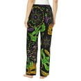 thumbnail image 3 of Junzan Carnival Mardi Gras3 Women'S Pajama Pants Drawstring Comfy Sleep Bottoms With Pockets, 3 of 9