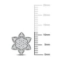 thumbnail image 2 of Everly Women's Diamond 14k White Gold Earrings, 2 of 4