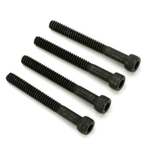 Standard 0.5 in. Socket Head Cap Screws, Black Oxide Plated - 4 Piece