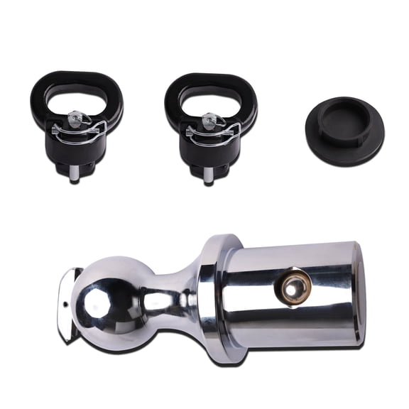 MITZONE 60618 Puck System Gooseneck Ball Hitch Kit Fit for 2013-2024 Dodge RAM 2500 3500 2-5/16-In Ball Hitch Ball for Truck Bed 30000 lbs GTW/7500 lbs VTW