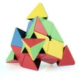 thumbnail image 4 of Cube de Vitesse Pyramide Triangle Cube Magique Pyramide Cube Sans Autocollant Cube Casse-Tête pour Débutants Enfants, 4 of 8