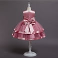 thumbnail image 3 of Vestido infantil para niñas Vestido de noche de cumpleaños Vestido de princesa para niñas Vestido de actuación de presentadora de baile de piano, 3 of 6