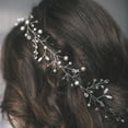 thumbnail image 1 of OUNONA Vincha De De Novia En Plata Con Flexible Para Bodas Y Ocasiones Especiales, 1 of 8