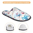 thumbnail image 3 of Slippers for Women Men, Cute Pirate Shark Whale Octopus Warm Womens Mens House Shoes Bedroom Slippers, Fuzzy Memory Foam Slippers Winter House Indoor Shoes Aesthetic Dorm Slippers, 3 of 5
