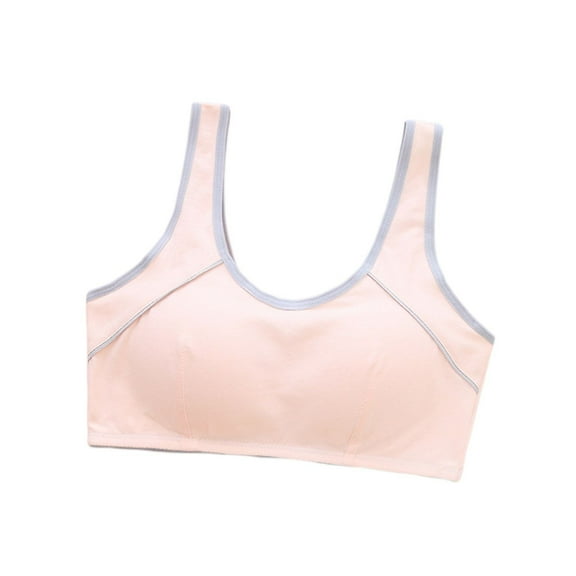 EnJoCho Teenage Girls Sports Underwear Racerback With No Steel Ring Cotton And Spandex For 10 To 16 Years Toddler Child Cute Underwear