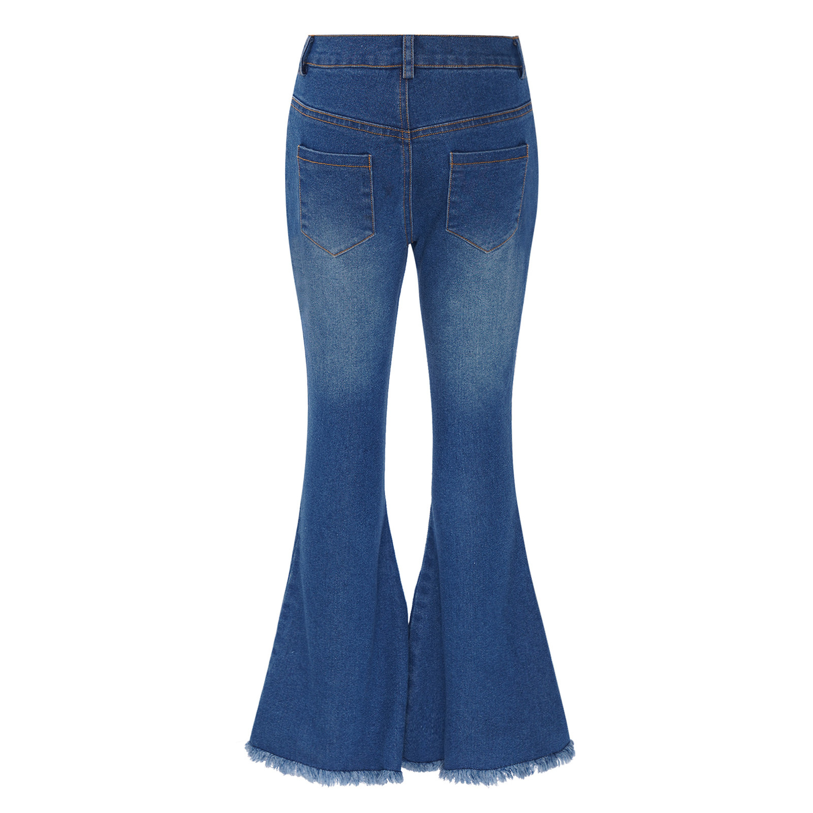 MSemis Kids Girls Jegging Jeans Bell Bottom Denim Pants Retro Wide Leg ...