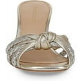thumbnail image 3 of Veronica Beard Women's Misa Knot-Front Heel Sandals Platinum 8M, 3 of 3