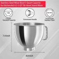 thumbnail image 2 of Bowl for KitchenAid Classic&Artisan Series 4.5-5 QT Tilt-Head Mixerl, 2 of 5