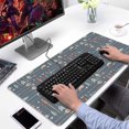 thumbnail image 2 of Long Mouse Pads for Desk,Multicolor Arrow Pattern Desk Mats on Top Of Desks, Desk Mouse Pad Extra Large with 3mm Non-Slip Base and Stitched Edge for Gaming,Office,Work,Home 31.5"x15.7", 2 of 6