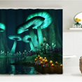 thumbnail image 2 of 4 Pcs Mountain Shower Curtain Sets with Rugs for Bathroom Decor,Lake Bathroom Shower Curtain Sets,Forest Bathroom Sets with Shower Curtain and Rugs, 2 of 6