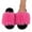 Hot Pink, variant on Daznico Women's Winter Slippers Open-Toe Plush House Shoes Non- Indoor Comfortable for Home Warmth,Color:Hot Pink,Size:43
