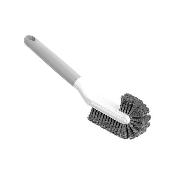 Soft Bristle Scrub Brush, Multi Purpose Household Cleaning Brush For Shoes Carpet Bathroom Kitchen, Non Scratch Scrubber With Ergonomic Handle And Hanging Hole
