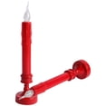 thumbnail image 3 of 1 Pair Battery Operated LED Candles Plastic Flickering Warm Candles Flameless Sacrifice Lights, 3 of 9