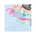 thumbnail image 6 of Arvbitana Infant Girl One-piece Tankini Swimsuit Baby Sleeveless Ruffle Halter Swimwear Summer Colorful Stripes Bathing Suit 3M-24M, 6 of 8