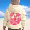 thumbnail image 6 of Tiweut Casual Hoodies for Girls Long Sleeve Hooded Soft Sweatshirt Beach Graphic Hoody Kids Cute Pullovers Top Clothes Relaxed Fit Blouses 2-3 Y, 6 of 8