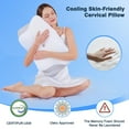 thumbnail image 6 of Ocuuziisu Neck Pillows for Pain Relief Sleeping, Neck Support Pillow, Cervical Pillow for Neck and Shoulder Pain Relief, Orthopedic Pillow for Side Sleepers, Breathable Washable Cover, 6 of 9