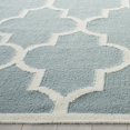 thumbnail image 3 of Safavieh Dhurries Light Blue Contemporary Rug - 5' x 8', 3 of 4